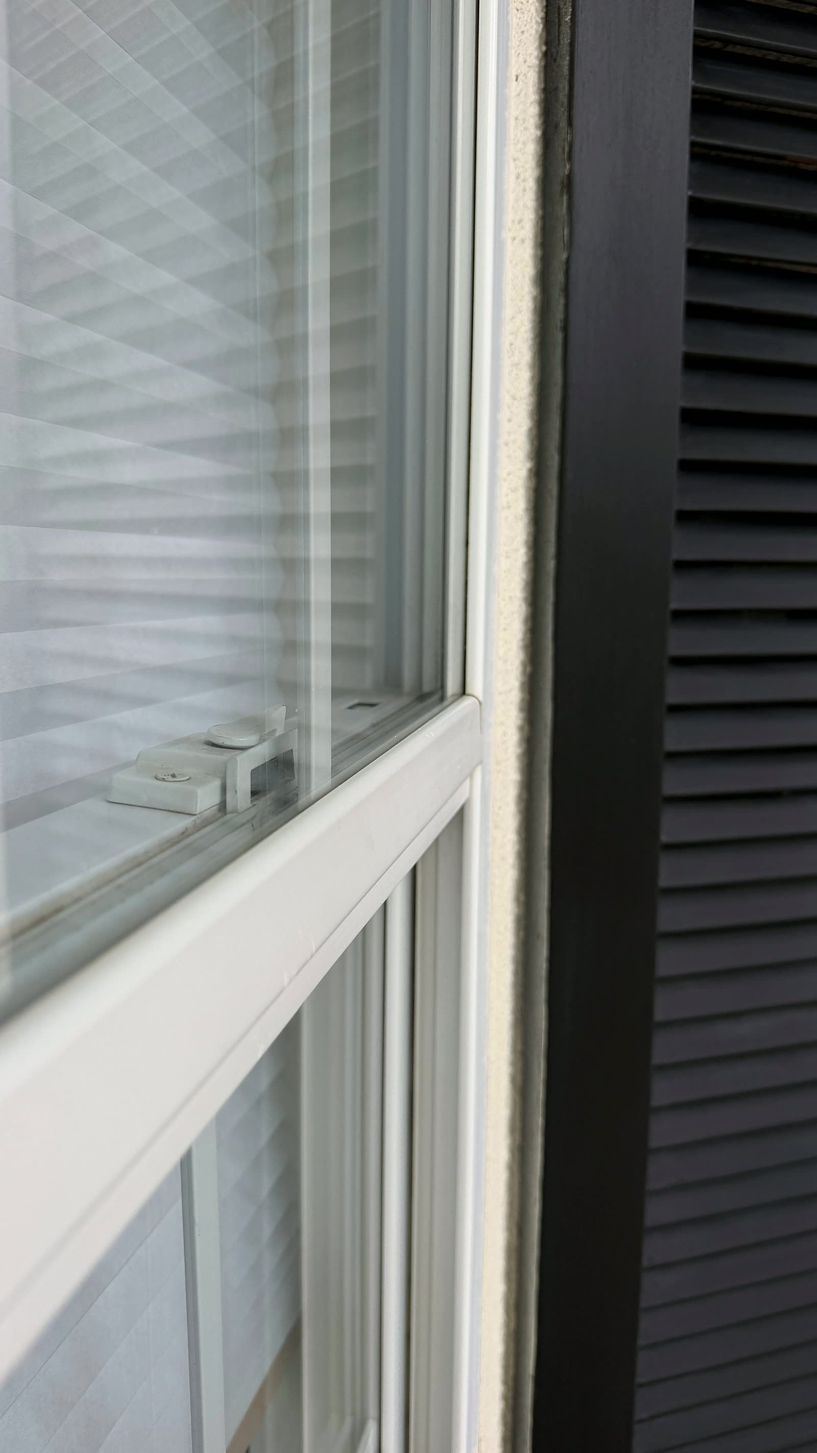 Crystal clear window after pure-water window cleaning in Hidden Hills